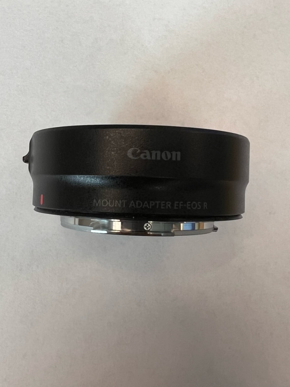 Canon Mount Adapter EF-EOS R - Black with Silver Ring